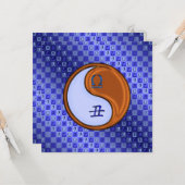 天秤座と木牛 カード (正面/裏面インサイチュ)