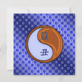 天秤座と木牛 カード (正面)