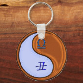 天秤座と木牛 キーホルダー (正面)