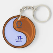 天秤座と木牛 キーホルダー (裏面)