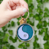 天秤座と水うさぎ キーホルダー (手)