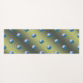 天秤座と水猿 ヨガマット (裏面(横))