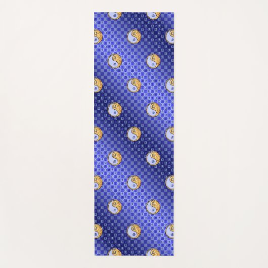 天秤座と火の雄牛 ヨガマット (正面)