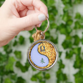 天秤座と火ヤギ キーホルダー (手)