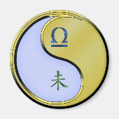 天秤座と金属の羊 マグネット (正面)