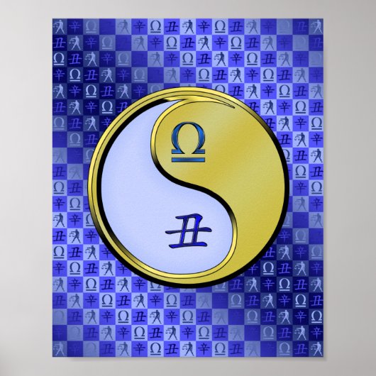 天秤座と金属オックス ポスター (正面)