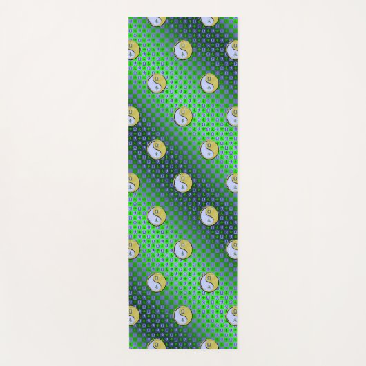 天秤座と金属ヤギ ヨガマット (正面)