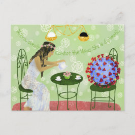 天秤座とCovid19ウイルス ポストカード