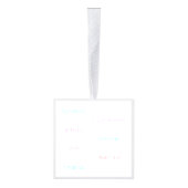 天秤座のオーナメント キューブオーナメント (右)