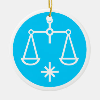 天秤座のオーナメント セラミックオーナメント