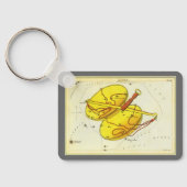 天秤座のクラシックな星座図:ウラニアの鏡 キーホルダー (裏面)