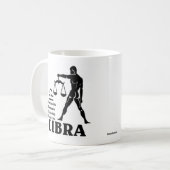 天秤座のマグ コーヒーマグカップ (正面左)