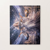 天秤座の星座と天の乙女が持つ天秤 ジグソーパズル (縦)
