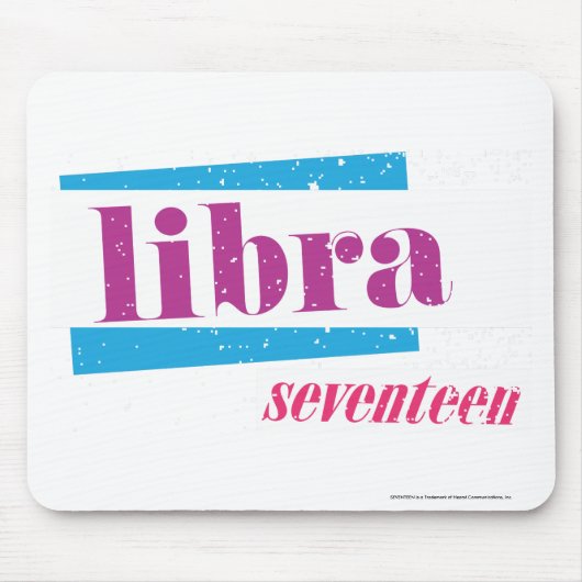 天秤座の紫色 マウスパッド (正面)