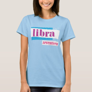 天秤座の紫色 Tシャツ