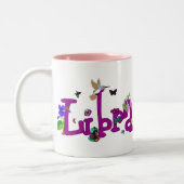 天秤座の花 ツートーンマグカップ (左)