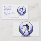 天秤座の記号の名刺 名刺 (正面/裏面)