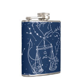 天秤座の(占星術の)十二宮図の印 フラスク (右)