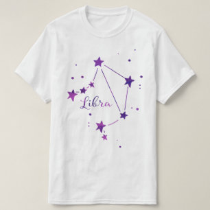 天秤座の(占星術の)十二宮図の星座のTシャツ Tシャツ
