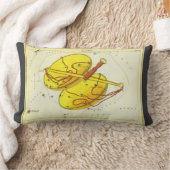 天秤座はかりで測ヴィンテージ座ウラニア鏡 ランバークッション (ブランケット)