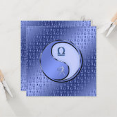 天秤座はかりで測 カード (正面/裏面インサイチュ)