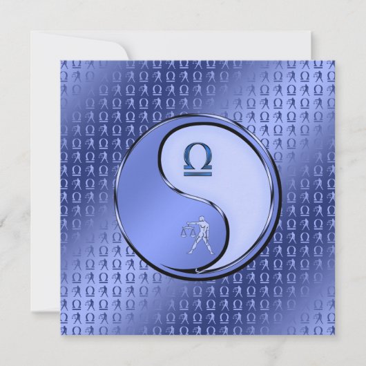 天秤座はかりで測 カード (正面)