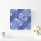 天秤座はかりで測 スクエア壁時計 (ホーム)