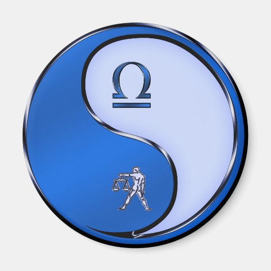 天秤座はかりで測 マグネット (正面)