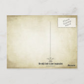 天秤座はがき ポストカード (裏面)