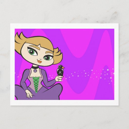 天秤座はがき ポストカード (正面)