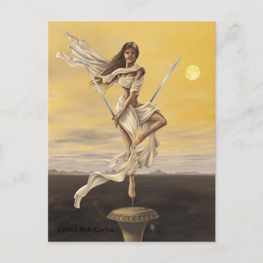 天秤座はがき ポストカード (正面)