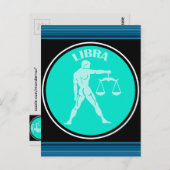 天秤座はがき ポストカード (正面/裏面)