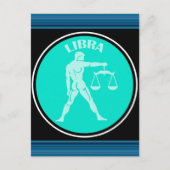 天秤座はがき ポストカード (正面)