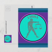 天秤座はがき ポストカード (正面/裏面)