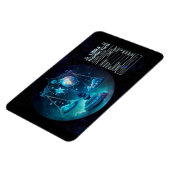 天秤座をテーマにした栄養価 マグネット (左側)