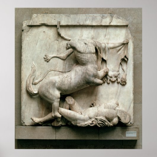 天秤座を勝ち誇ったケンタウロス ポスター (正面)