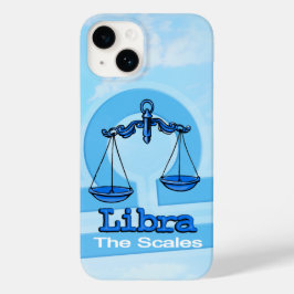 天秤座エアサイン〔占星術の〕十二宮図iphone sky blue Case-Mate iPhone 14ケース