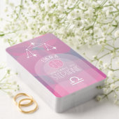 天秤座カスタム誕生日 – 〔占星術の〕十二宮図-モダンデザイン トランプ (インサイチュ (ウェディング))