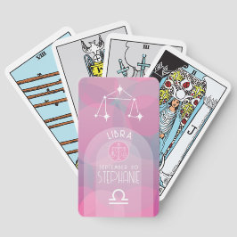 天秤座カスタム誕生日 – 〔占星術の〕十二宮図-モダンデザイン トランプ