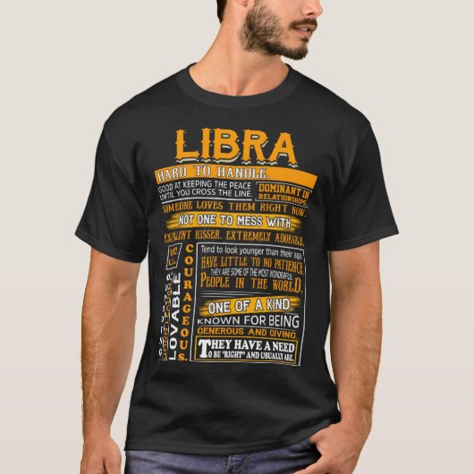 天秤座クイーン生まれは9月23日10月22日 Tシャツ (正面)