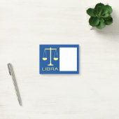 天秤座ゴールデンはかりで測スターサイン ポストイット (オフィス)