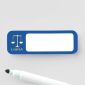 天秤座ゴールデンはかりで測スターサイン 名札 (インサイチュ)