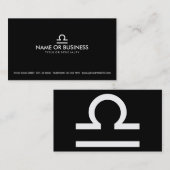 天秤座シンプル 名刺 (正面/裏面)