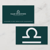 天秤座シンプル 名刺 (正面/裏面)