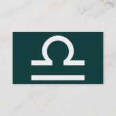 天秤座シンプル 名刺 (裏面)