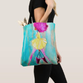 天秤座トート トートバッグ (クローズアップ)