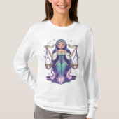 天秤座バランス Tシャツ (正面)