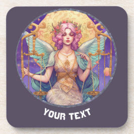 天秤座パーソナライズされた〔占星術の〕十二宮図標識 コースター