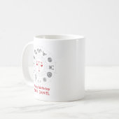 天秤座パーソナライズされた〔占星術の〕十二宮図誕生日ギフト コーヒーマグカップ (正面左)