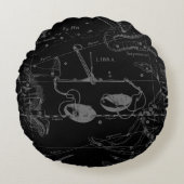 天秤座ヘベリアス1690年頃 ラウンドクッション (正面)